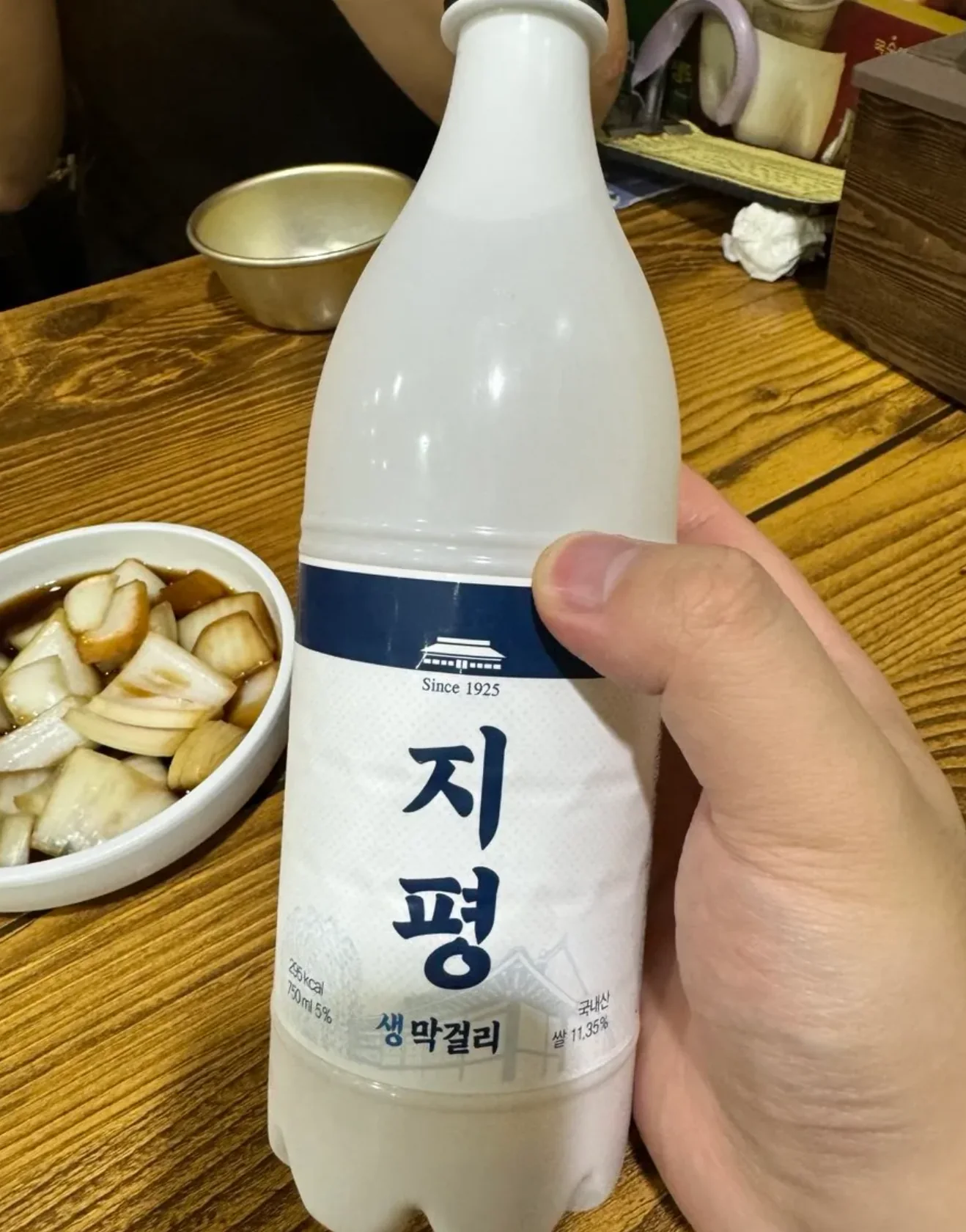 和煎饼一起喝的米酒
