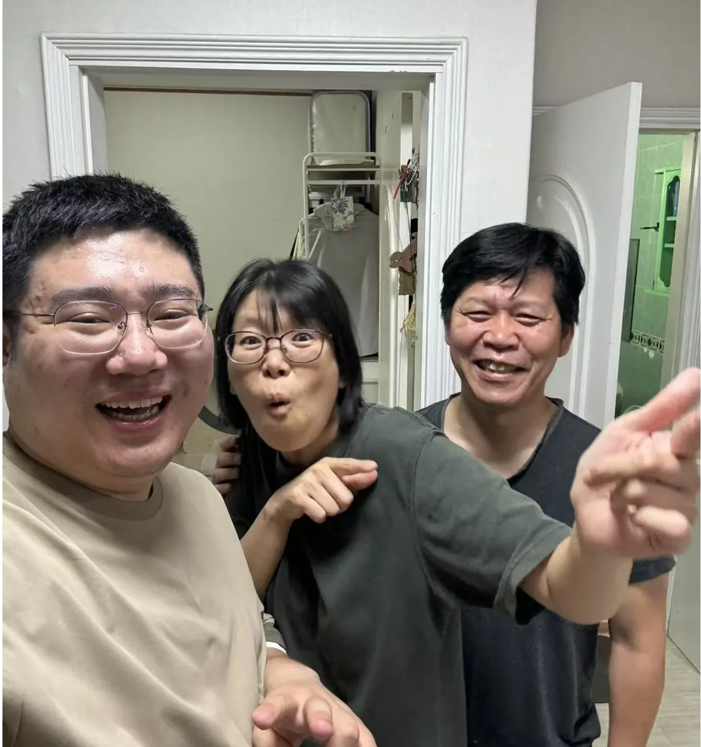 与纽扣汤圆的合照
